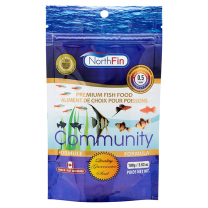 Northfin Fish Food Community Formula Slow Sinking Pellets 0.5mm / 100g 799975507668 Super Cichlids