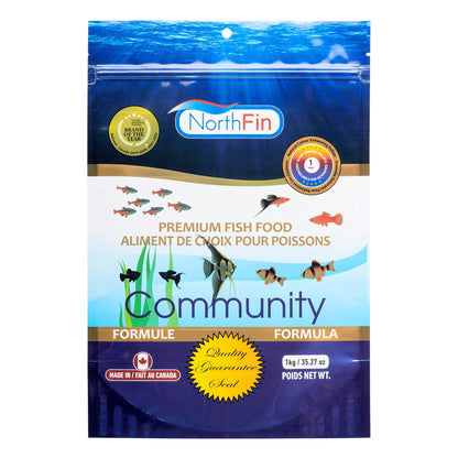 Northfin Fish Food Community Formula Slow Sinking Pellets 1mm / 1kg 799975507026 Super Cichlids