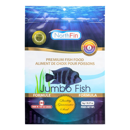 NorthFin Fish Food Jumbo Fish Sinking Pellet 4mm / 1kg 700621474845 Super Cichlids