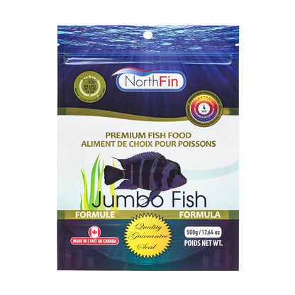 NorthFin Fish Food Jumbo Fish Sinking Pellet 4mm / 500g 700621474838 Super Cichlids
