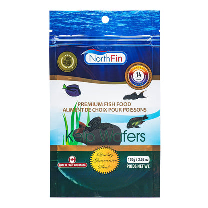 NorthFin Fish Food Kelp Wafers 14mm Sinking 14mm / 100g 799975507583 Super Cichlids