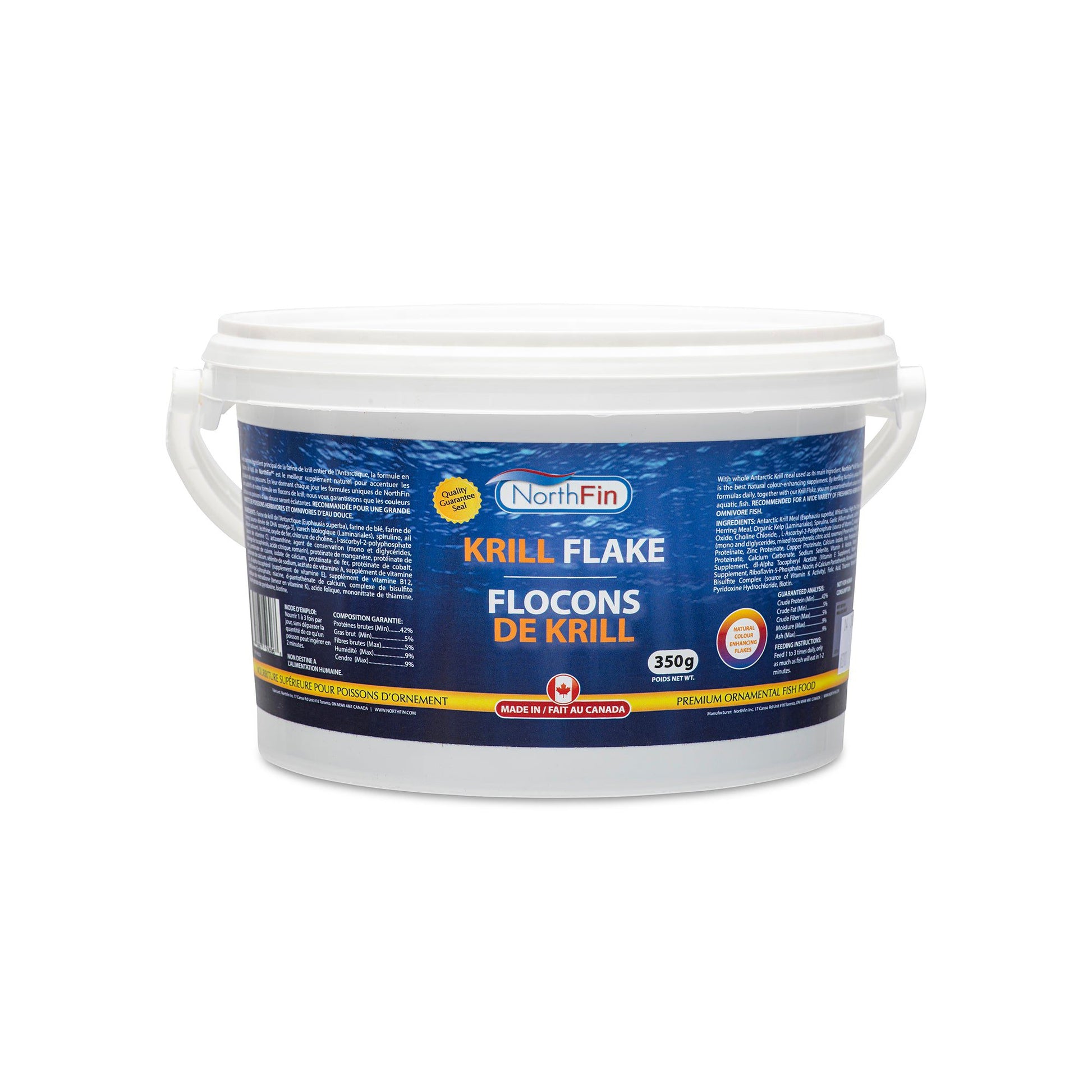 Northfin Fish Food Krill Flakes 350g 799975506968 Super Cichlids