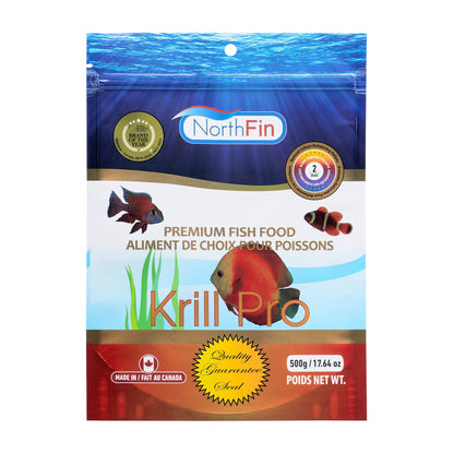 NorthFin Fish Food Krill Pro Slow Sinking Pellets 2mm / 500g 799975505732 Super Cichlids
