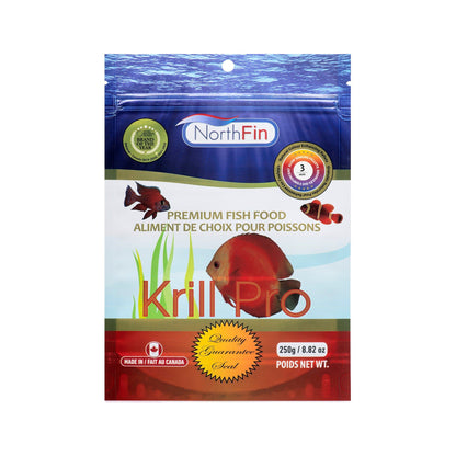 NorthFin Fish Food Krill Pro Slow Sinking Pellets 3mm / 250g 799975506784 Super Cichlids