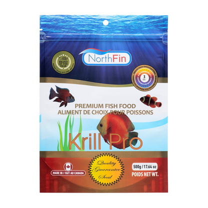 NorthFin Fish Food Krill Pro Slow Sinking Pellets 3mm / 500g 799975507316 Super Cichlids