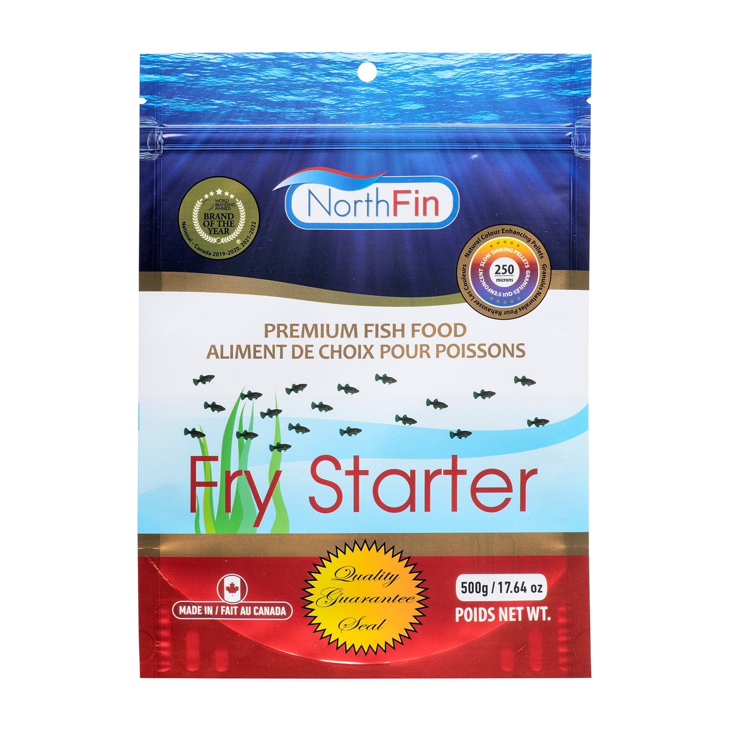 NorthFin Fry Starter — Premium Krill Fry Food (250 Micron Powder) 500g Super Cichlids