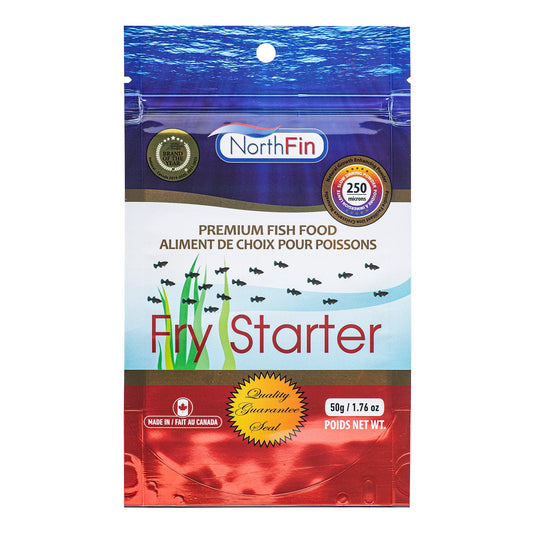 NorthFin Fry Starter — Premium Krill Fry Food (250 Micron Powder) 50g Super Cichlids