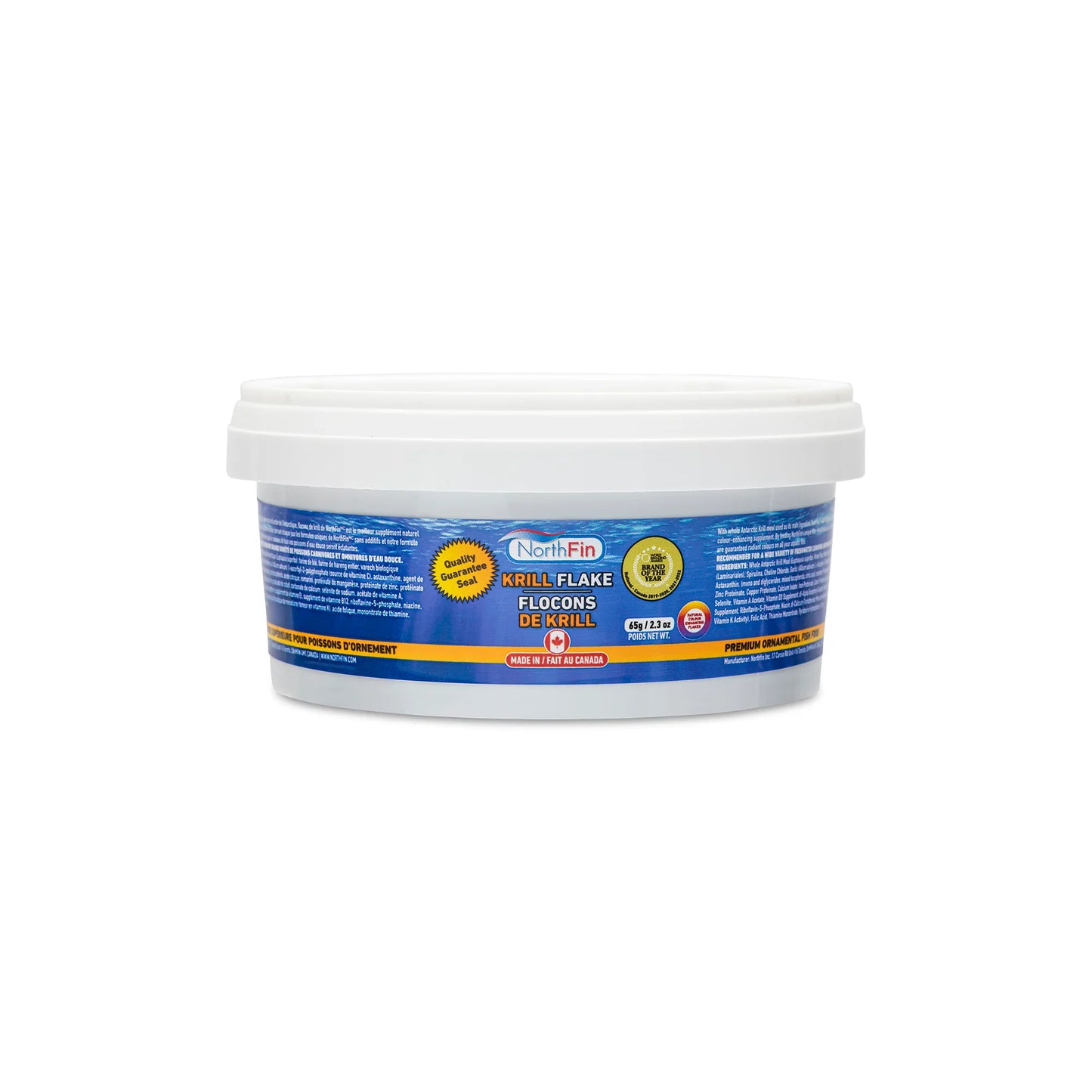 NorthFin Krill Flakes – 85% Antarctic Krill Flakes for Color & Appetite 65g 799975507064 Super Cichlids