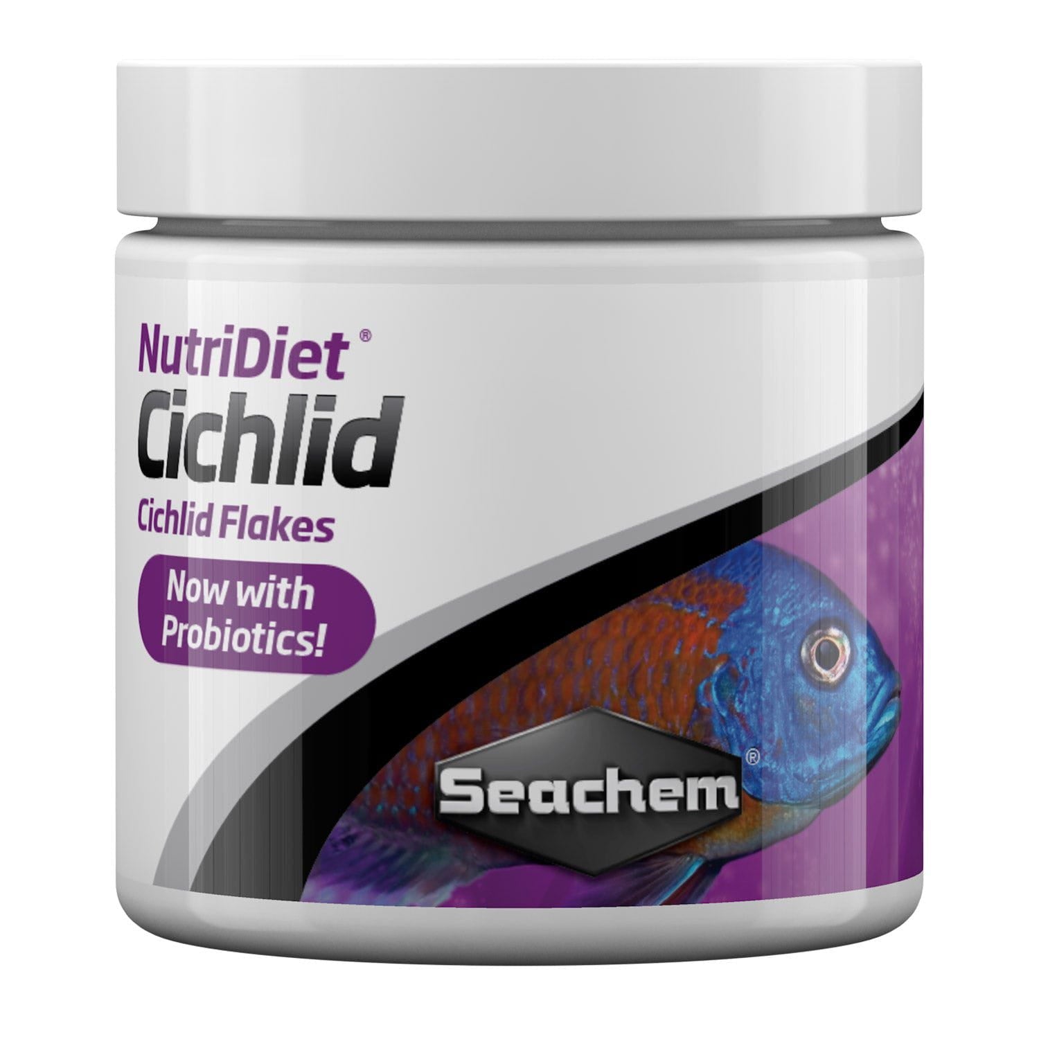 Seachem | NutriDiet Cichlid Flakes .5 oz 001161071052 Super Cichlids