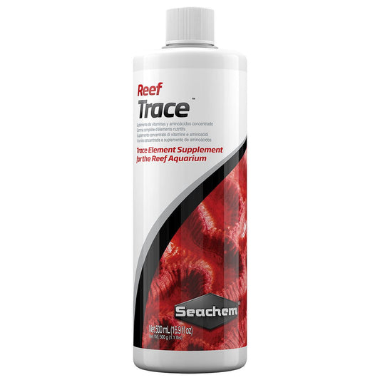 Seachem Reef Trace 500 mL (16.9 fl oz) 000116073301 Super Cichlids