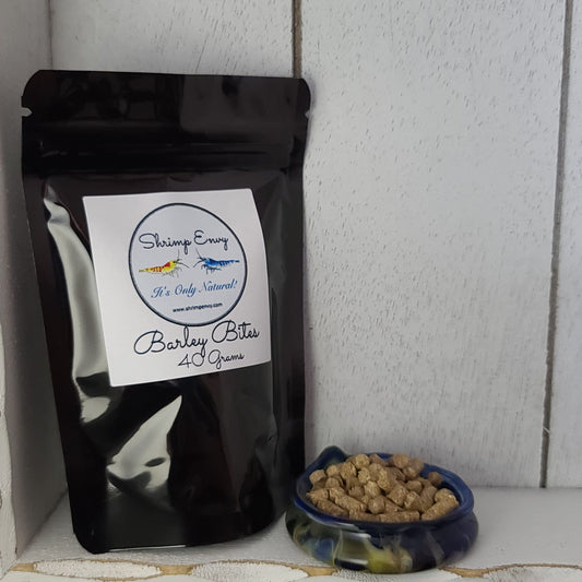 Shrimp Envy Barley Bites Shrimp Food 40 Grams Super Cichlids