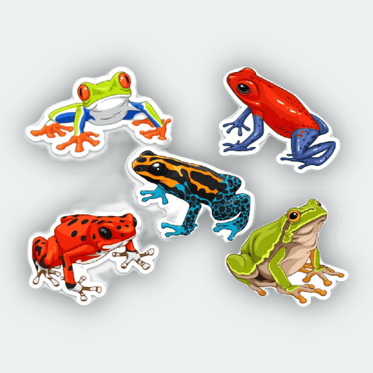 Stickers | 3" Frogs Super Cichlids