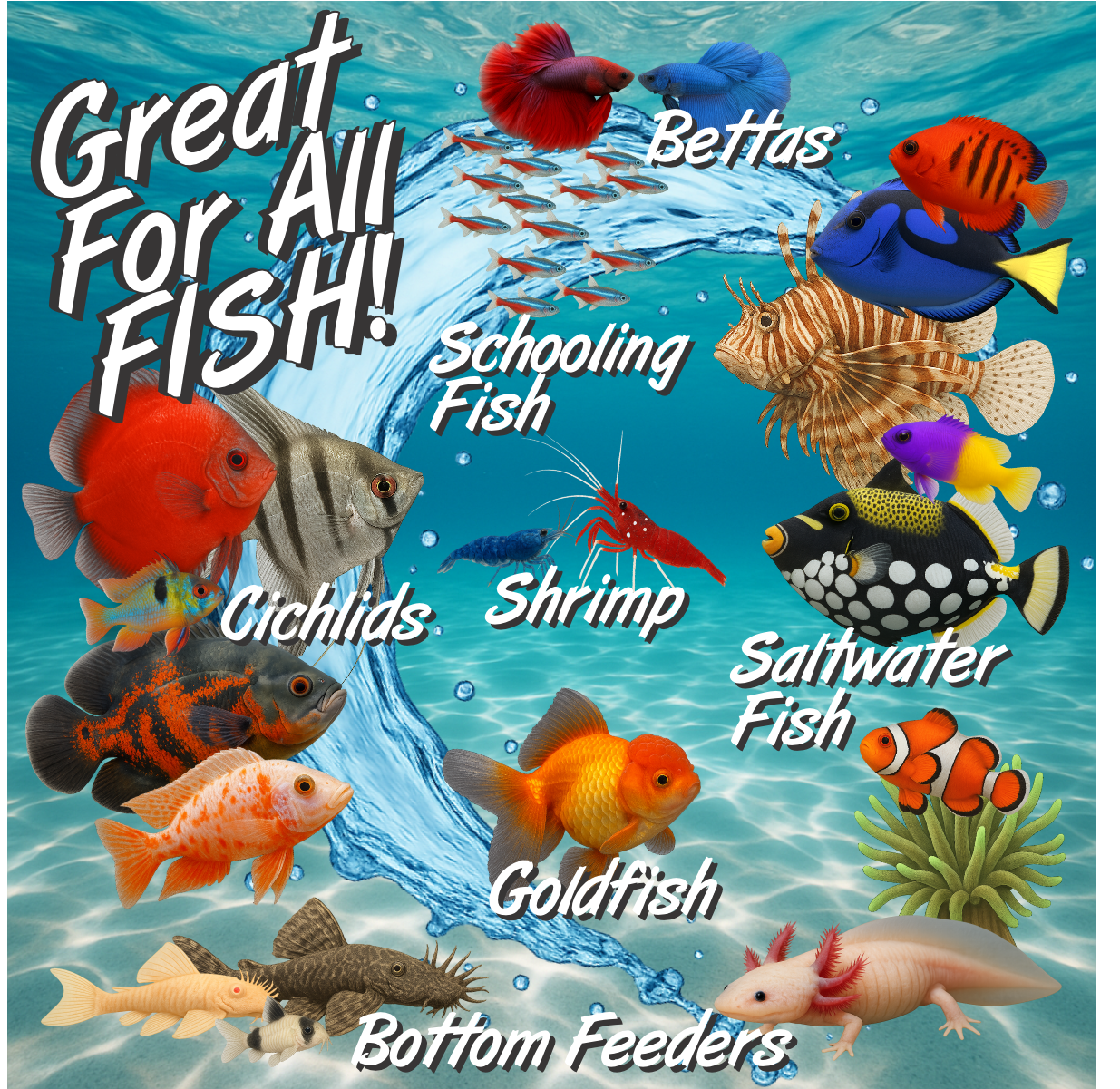 Super Cichlids Freeze-Dried Blackworms with Color Boost (All Natural, High Protein Fish Food) Super Cichlids