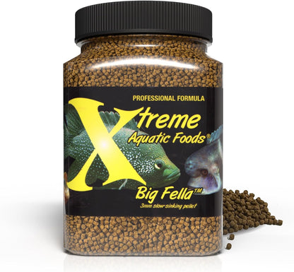 Xtreme Aquatic Foods Big Fella 3mm slow-sinking pellet 20 oz (560g) 867301000302 Super Cichlids