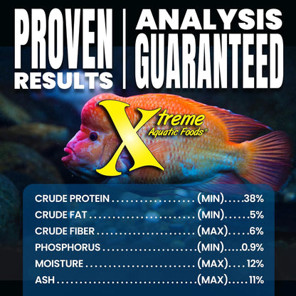 Xtreme Aquatic Foods Big Fella 3mm slow-sinking pellet Super Cichlids