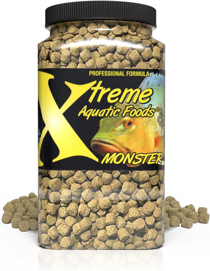 Xtreme Aquatic Foods Monster 9mm Pellets 18 oz (510g) 867301000319 Super Cichlids