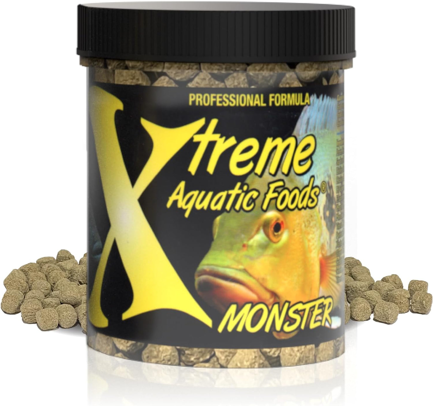 Xtreme Aquatic Foods Monster 9mm Pellets 9 oz (249g) 893427001503 Super Cichlids