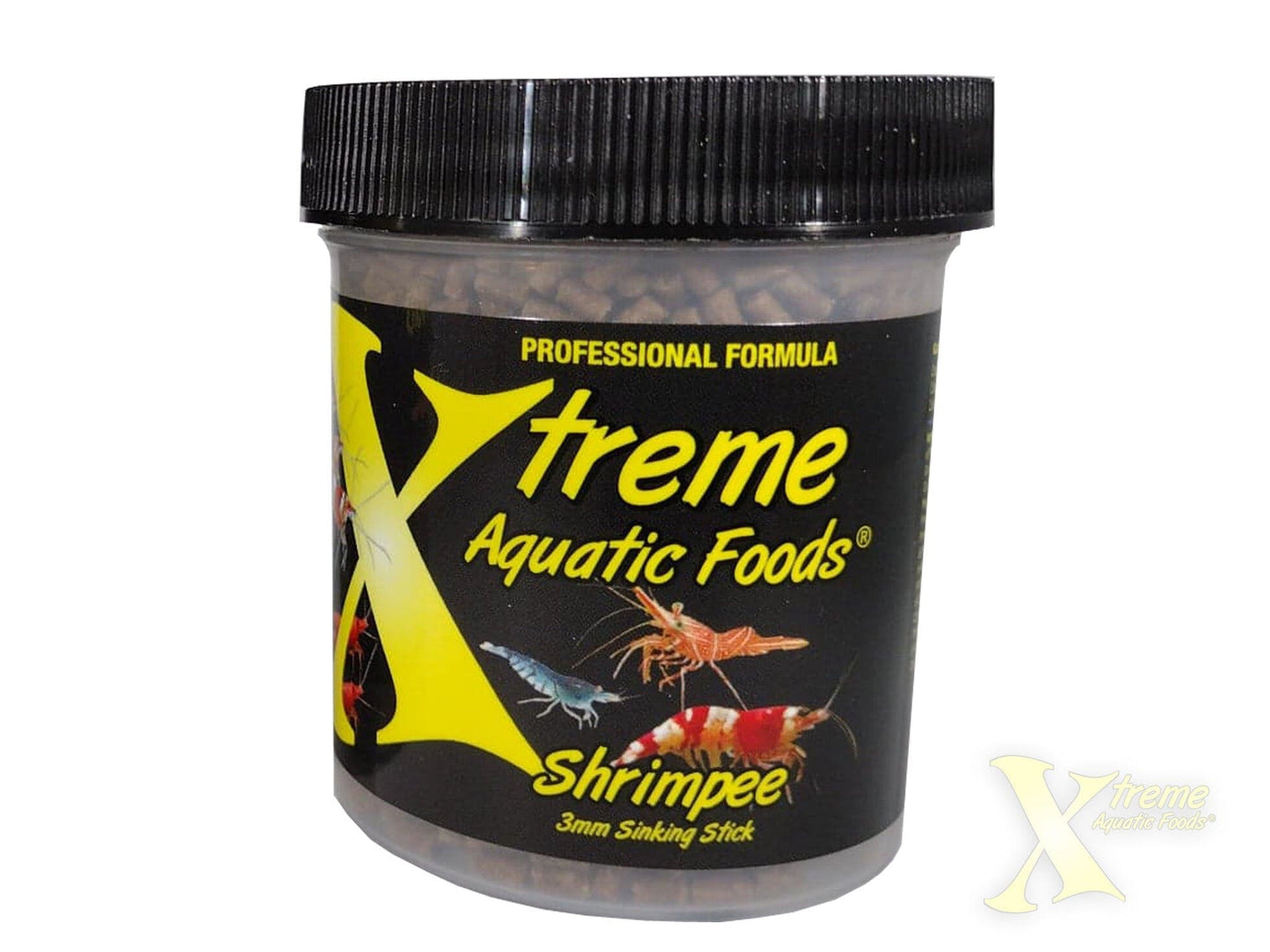 Xtreme Aquatic Foods Shrimpee 3mm Sinking Sticks 6 oz (168g) 853870008023 Super Cichlids