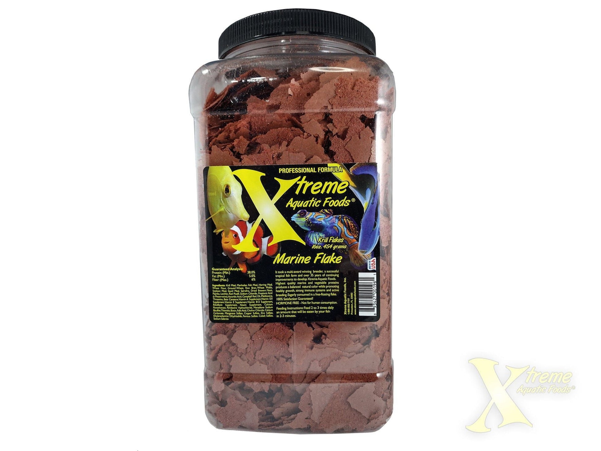 Xtreme | Marine Krill Flakes 16 oz (454g) 893427001961 Super Cichlids
