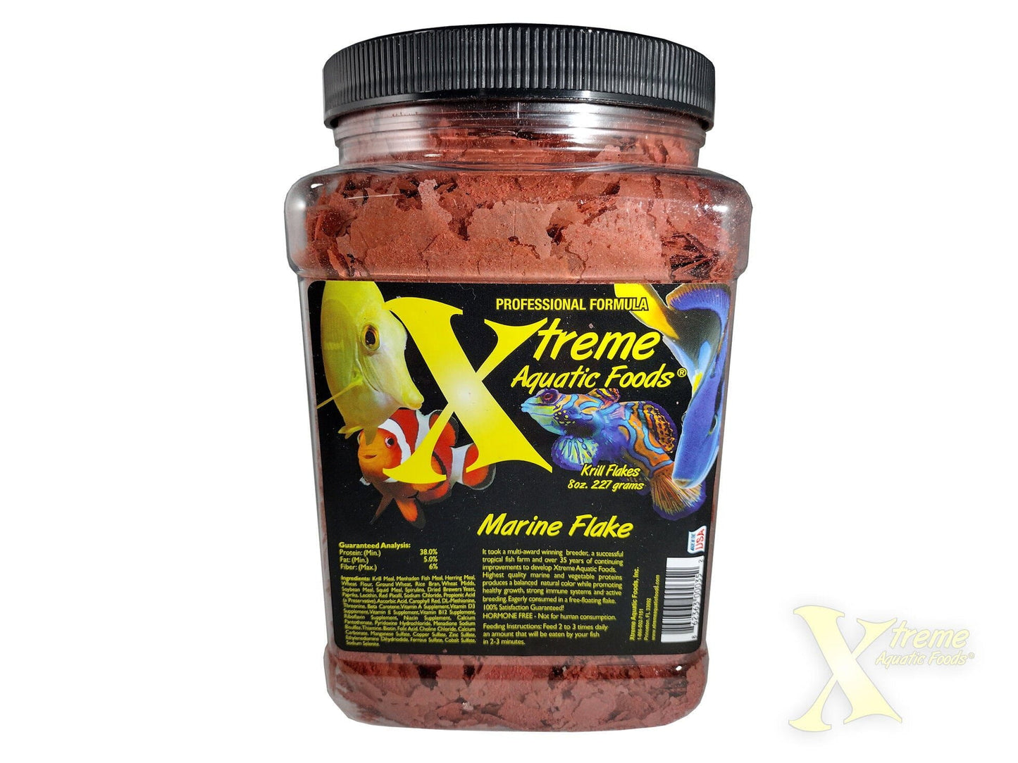 Xtreme | Marine Krill Flakes 8 oz (227g) 862363000352 Super Cichlids