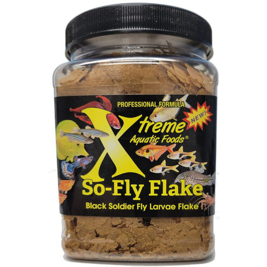 Xtreme | So-Fly - Black Soldier Fly Larvae Flakes 3.5 oz (99g) 853870008436 Super Cichlids