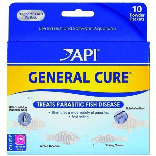 API | General Cure Power 10 Powder Packs 317163160152 Super Cichlids