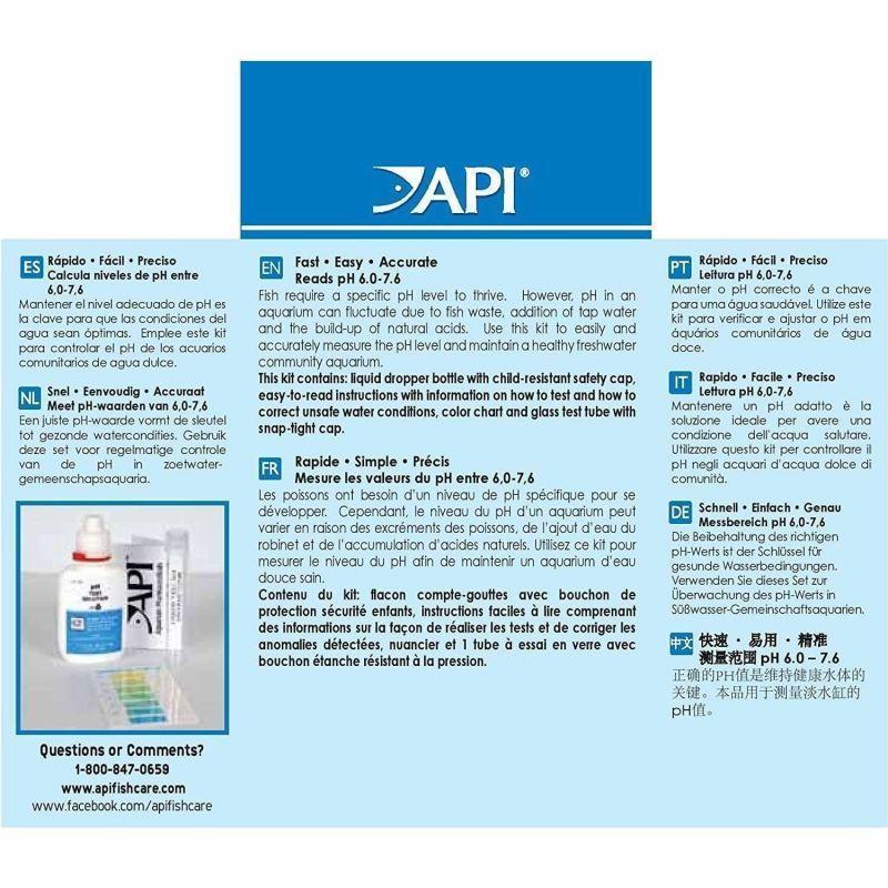 Ph Test Api API pH Test Kit | Super Cichlids
