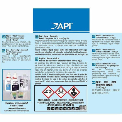 API | Phosphate Test Kit 150 Tests 317163120637 Super Cichlids