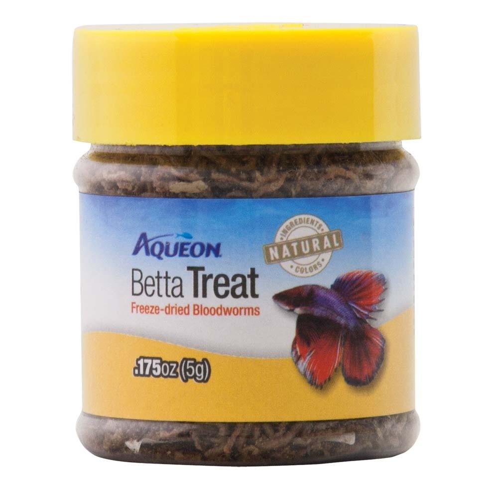 Aqueon | Betta Treat Freeze-dried Bloodworm .175oz 015905061964 Super Cichlids