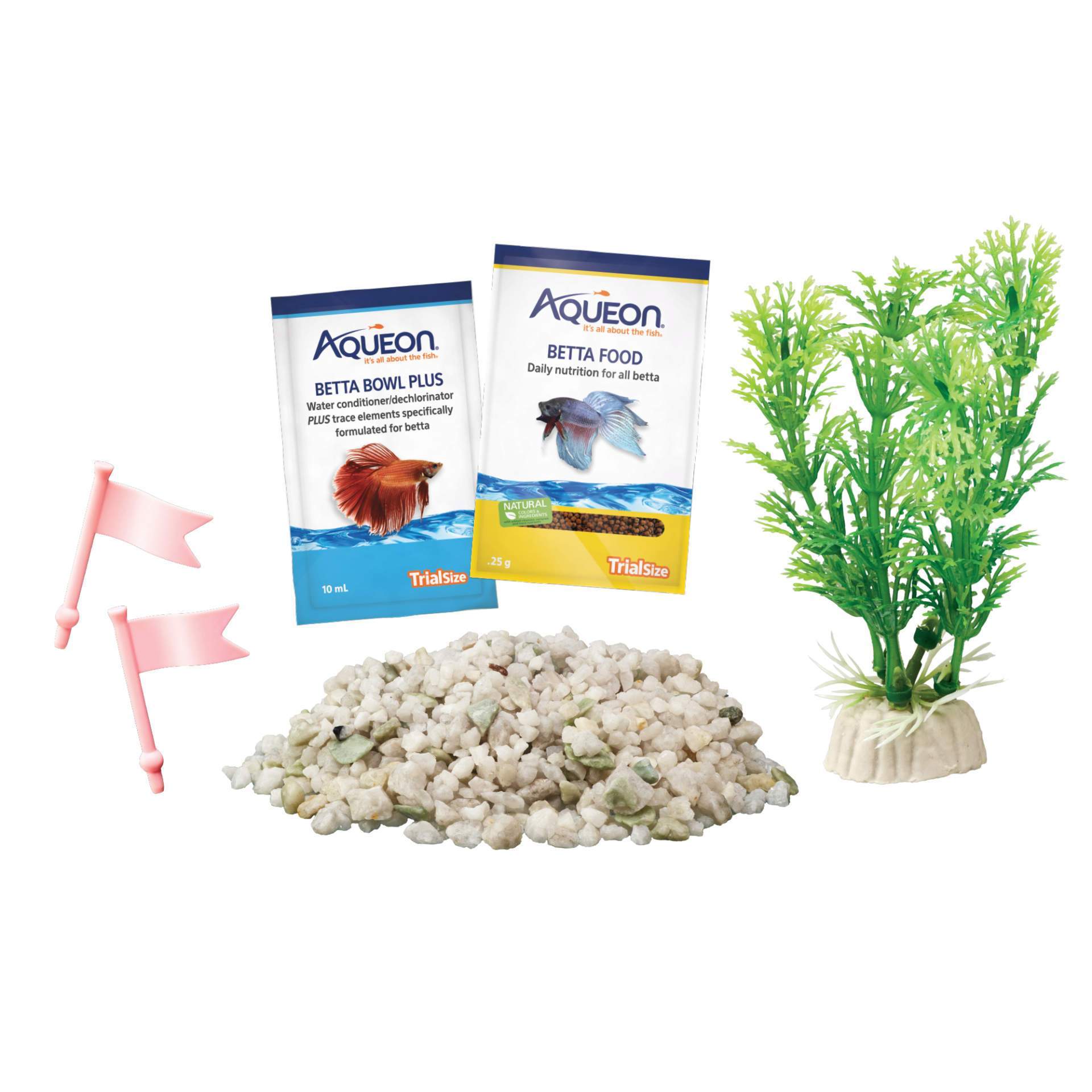 Aqueon | Princess Castle Desktop Aquarium Kit .5gal 015905000529 Super Cichlids