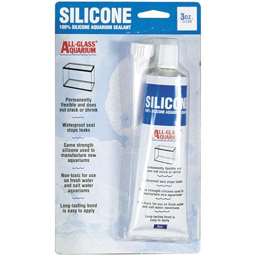 Aqueon | Silicone Aquarium Sealant - Clear 3 oz 015905650038 Super Cichlids