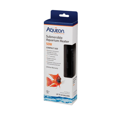 Aqueon | Submersible Aquarium Heater 50w 015905000291 Super Cichlids