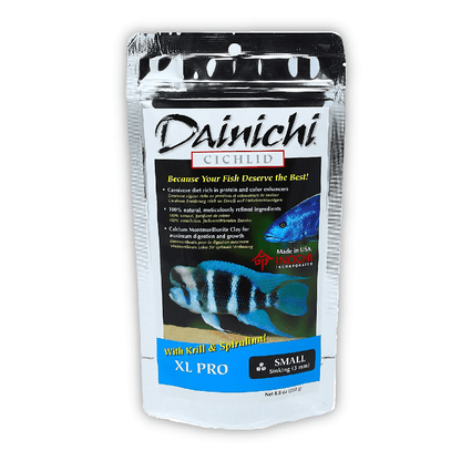 Dainichi | Cichlid XL Pro (Sinking) Small (3mm) / 8.8 oz (250g) 713166127022 Super Cichlids