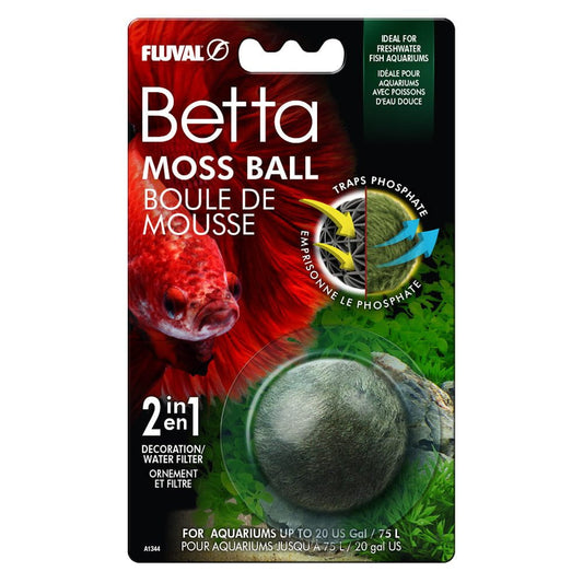 Fluval | Betta Moss Ball 015561148542 Super Cichlids