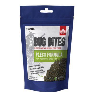 Fluval | Bug Bites Bottom Feeder / Pleco Formula 4.6 oz (Med to Lrg Fish) 015561165877 Super Cichlids
