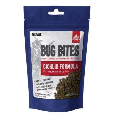 Fluval | Bug Bites Cichlid Formula 3.5oz (Med to Lrg Fish) 015561165815 Super Cichlids