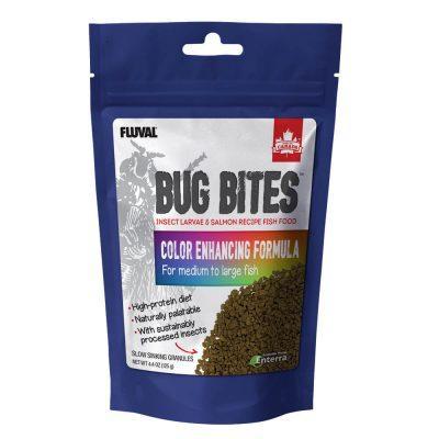 Fluval | Bug Bites Color Enhancing Formula 4.4oz 015561165907 Super Cichlids