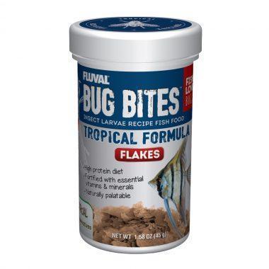 Fluval | Bug Bites Tropical Formula Flakes 1.58 oz (45g) 015561173315 Super Cichlids