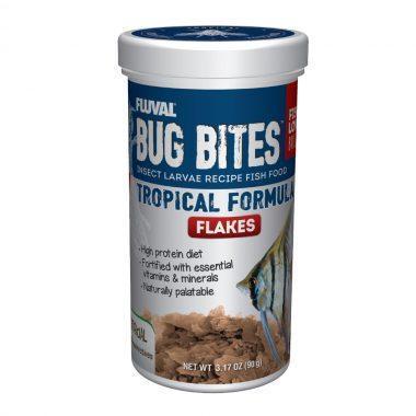 Fluval | Bug Bites Tropical Formula Flakes 3.17 oz (90g) 015561173322 Super Cichlids