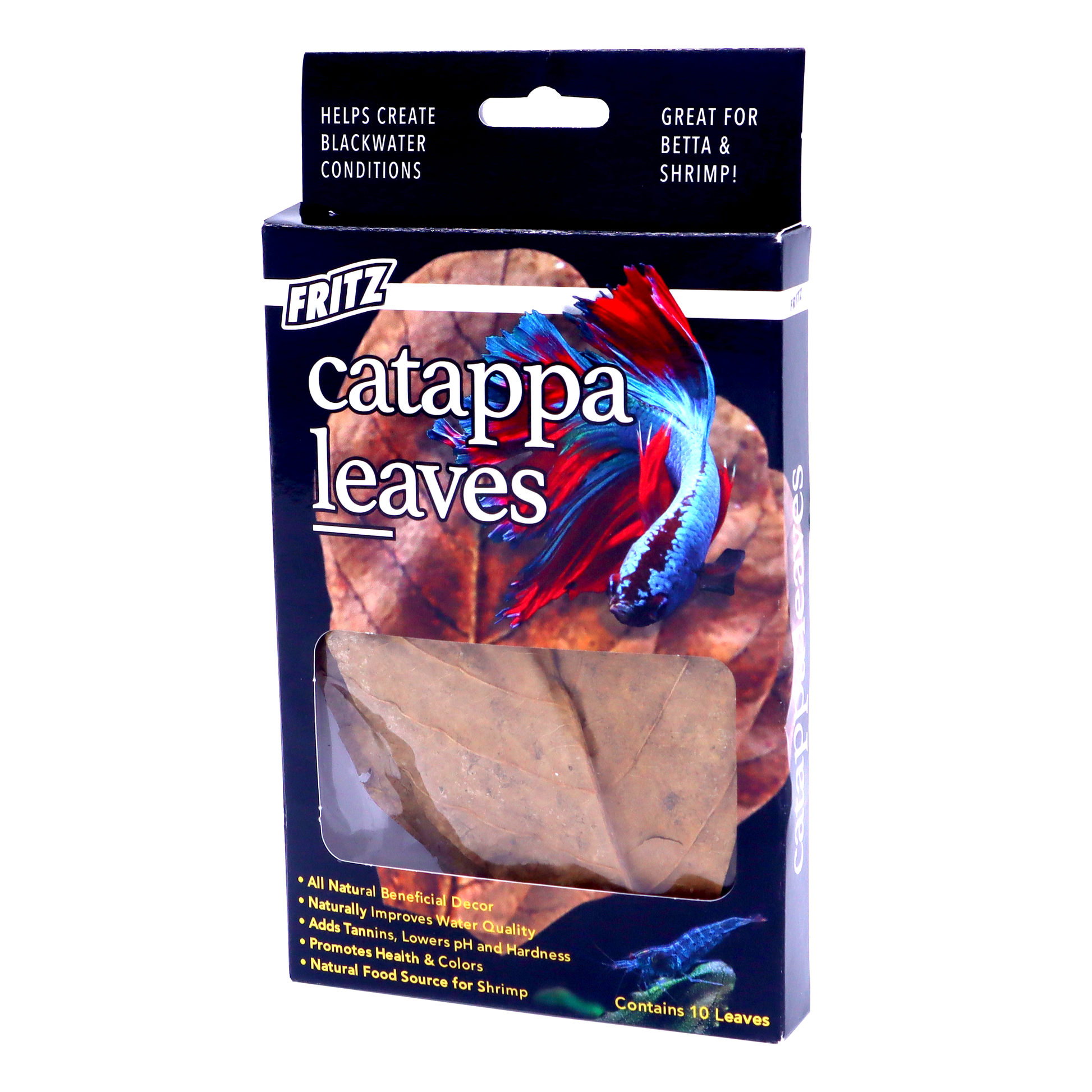 Fritz | Cattapa Leaves 10 pk 080531111147 Super Cichlids