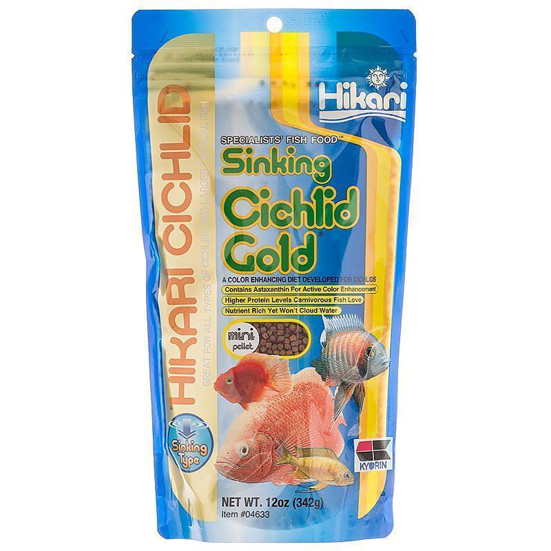 Hikari | Sinking Cichlid Gold Mini / 12 oz 042055046336 Super Cichlids