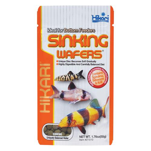 Hikari | Sinking Wafers 1.76oz (50g) 042055215107 Super Cichlids