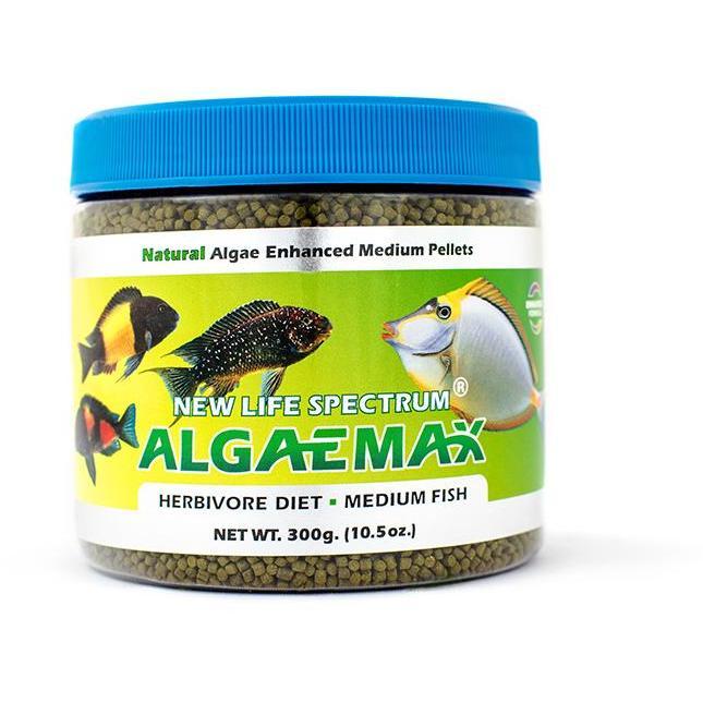 New Life Spectrum AlgaeMax Pellets Med (2-2.5mm) / 300g 817987023157 Super Cichlids
