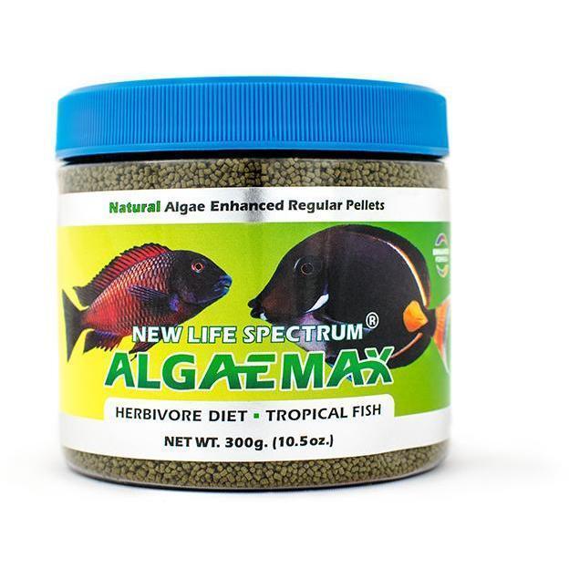 New Life Spectrum AlgaeMax Pellets Reg (1-1.5mm) / 300g 817987023058 Super Cichlids