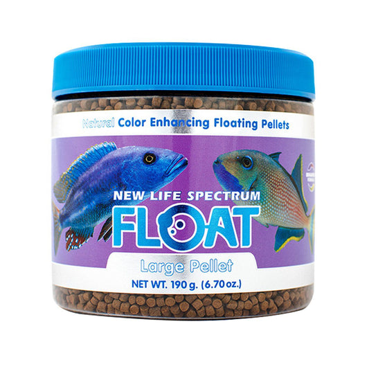 New Life Spectrum Float Large Pellet 190g (6.70 oz) 817987024253 Super Cichlids