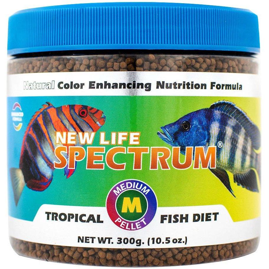 New Life Spectrum Medium Pellet Size 300g 817987020354 Super Cichlids