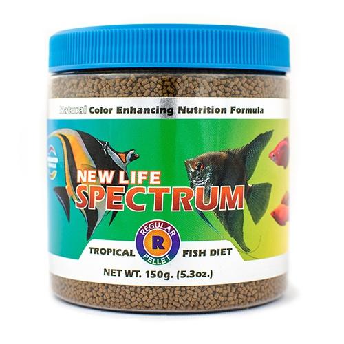 New Life Spectrum Regular Sinking Pellets 150g 817987020248 Super Cichlids
