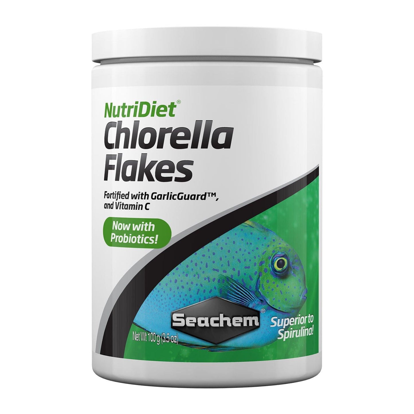 Seachem | Chlorella Flakes 3.5 oz 001160111438 Super Cichlids