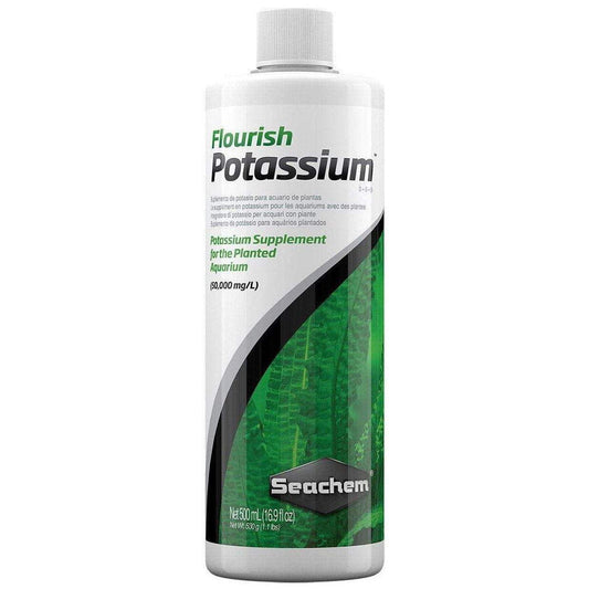Seachem | Flourish Potassium 500 mL (16.9 fl oz) 000116046305 Super Cichlids