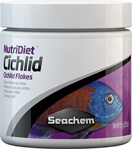 Seachem | NutriDiet Cichlid Flakes .5 oz 001161071052 Super Cichlids